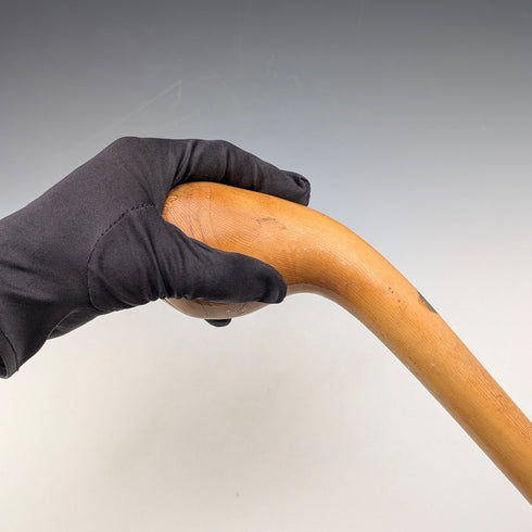 Antique British Tan Shaft Sunday Stick Style Walking Stick 92cm